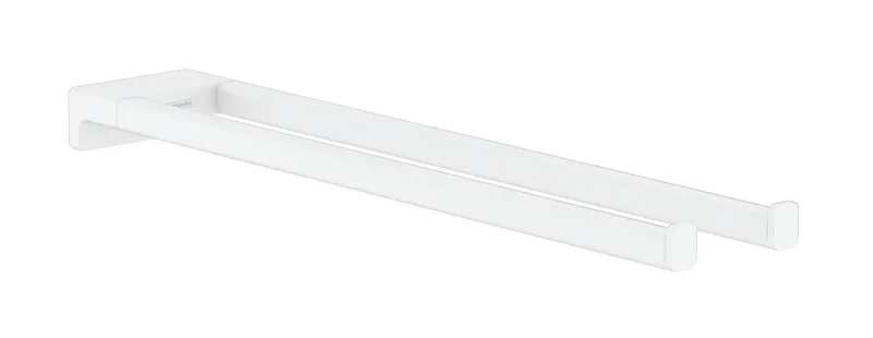 Hansgrohe AddStoris - divu roku dvieļu turētājs, garums: 45 cm, balts matēts 41770700