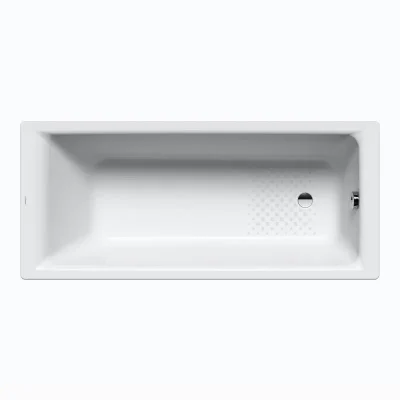 Kaldewei Ambiente - vanna Puro 653, 180x80 cm, pērļu efekts, neslīdoša, balta 256330003001