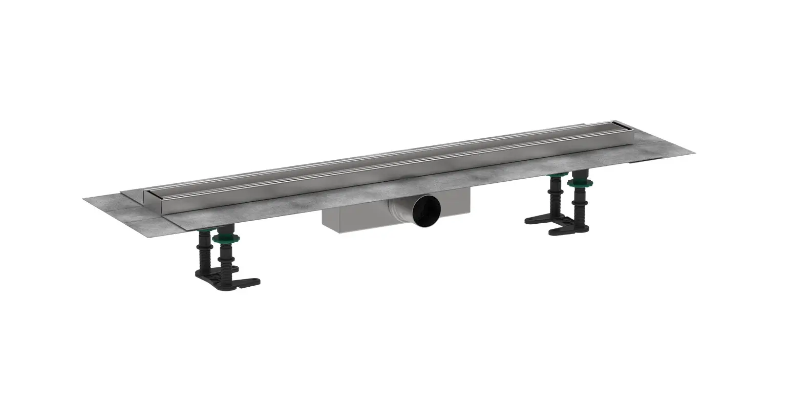 Hansgrohe RainDrain Compact - dušas renīte 80 cm flīžu ielikšanai, ar režģi 56179000