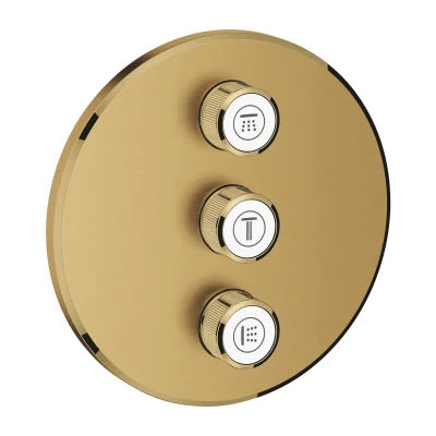 Grohe Grohtherm SmartControl - 3 virzienu zemapmetuma vārsts, birstēts Cool Sunrise 29122GN0