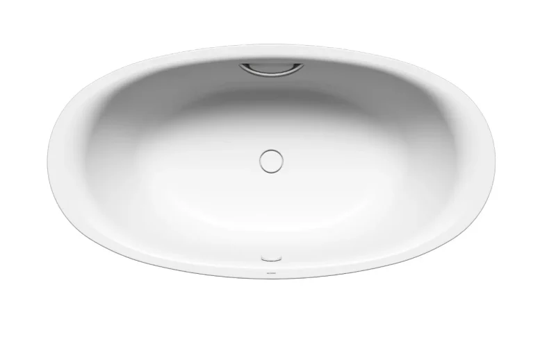Kaldewei Avantgarde - vanna Ellipso Duo Oval 232, 190x100 cm, ar rokturiem, balta 286210110001