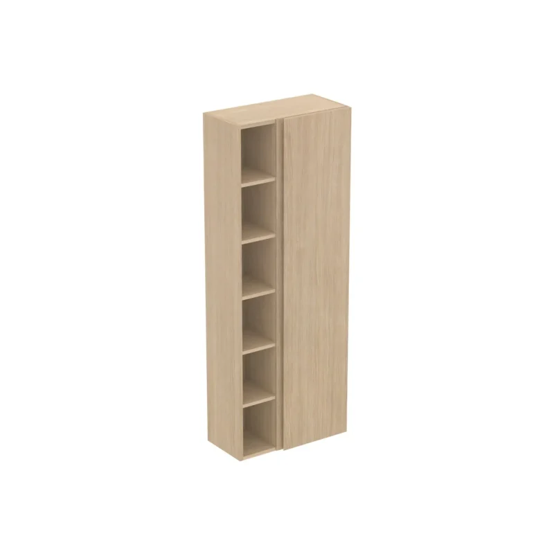 Ideal Standard Finesse - augsts skapis 60x30x160 cm, 1 durvis, eņģes labajā pusē, balts ozols E3442US