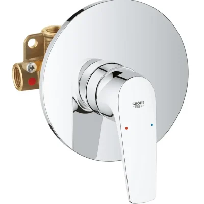 Grohe Start Flow - zemapmetuma dušas maisītājs ar montāžas korpusu, hroms 29116000