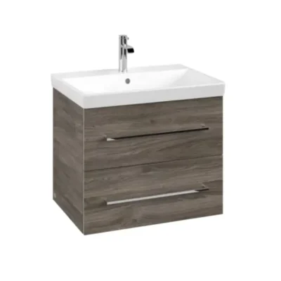 Villeroy & Boch Avento - izlietnes skapītis, 63x51x45 cm, 2 atvilktnes, Stone Oak A89000RK