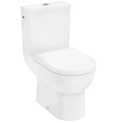 Hansgrohe GladeLake S - WC komplekts ar sēdekli, Vario izvads, AquaChannel Flush, Rimless, EcoSmart, balts 60312450