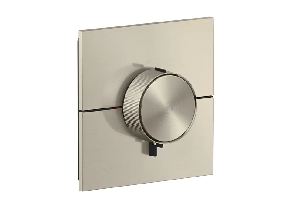 Axor ShowerSelect ID - termostata maisītājs zemapmetuma montāžai, HighFlow, birstēts niķelis 36774820