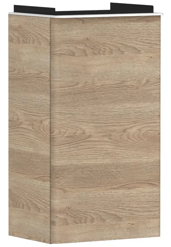 Hansgrohe Xelu Q - izlietnes skapītis, 63x34x27 cm, 1 durvis, eņģes kreisajā pusē, dabīgs ozols/balts matēts 54013700