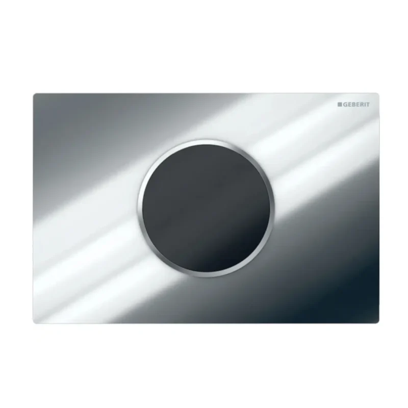 Geberit Sigma10 - elektroniska vadības plate, darbība ar baterijām, hroms spīdīgs/matēts 115.908.KH.6