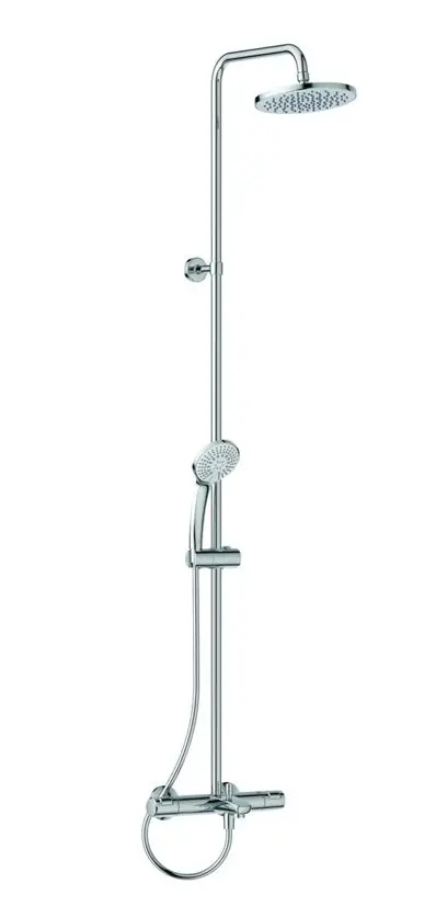 Ideal Standard CeraTherm - dušas komplekts ar vannas termostatu, diametrs 20 cm, 3 strūklas veidi, hroms A7590AA