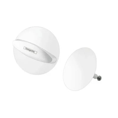 Hansgrohe Flexaplus - noteces un pārplūdes komplekts, balti matēts 58185700