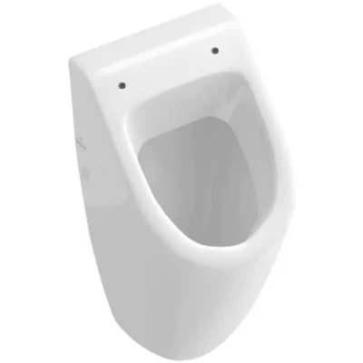 Villeroy & Boch Subway - nosūces pisuārs ar vāku, CeramicPlus, Stone White 751301RW