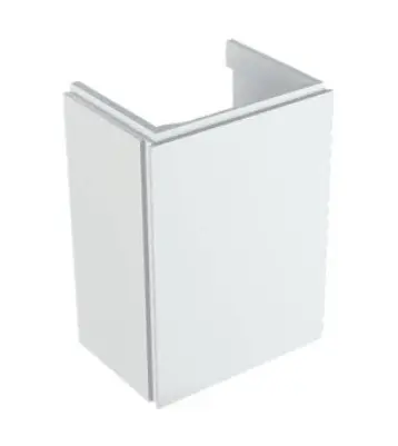 Geberit Xeno 2 - skapis zem rokas izlietnes 40 cm, balts spīdīgs 500.502.01.1