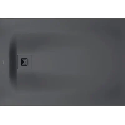 Duravit Sustano - dušas paliktnis 120x80 cm, DuraSolid, tumši pelēks matēts 720276650000000