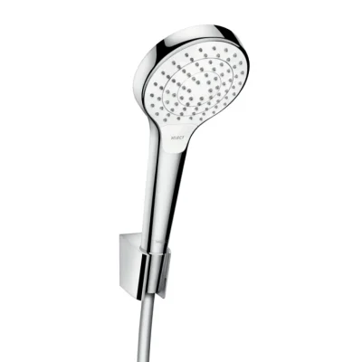 Hansgrohe Croma Select S - dušas galva Vario Porter, komplekts 1,60 m, balta / hromēta 26411400