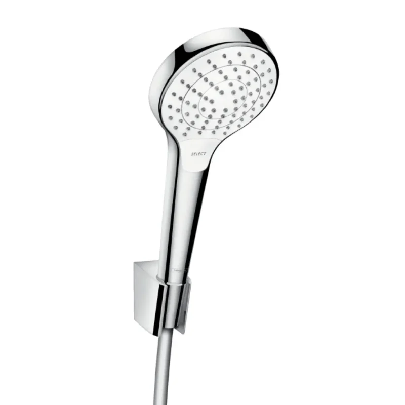 Hansgrohe Croma Select S - dušas galva Vario Porter, komplekts 1,60 m, balta / hromēta 26411400