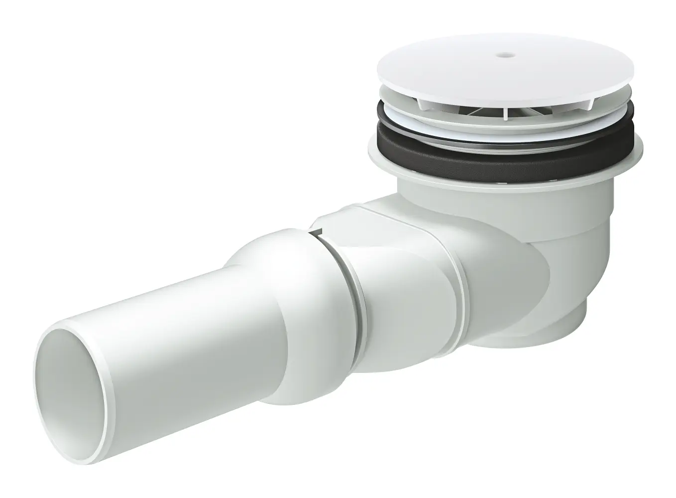 Grohe noteces komplekti - noteces komplekts dušas paliktnim, horizontāls izvads, alpu balts 49534SH0