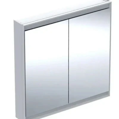 Geberit ONE - spoguļskapis ar LED apgaismojumu, 90x90x15 cm, 2 durvis, metāls 505.813.00.1