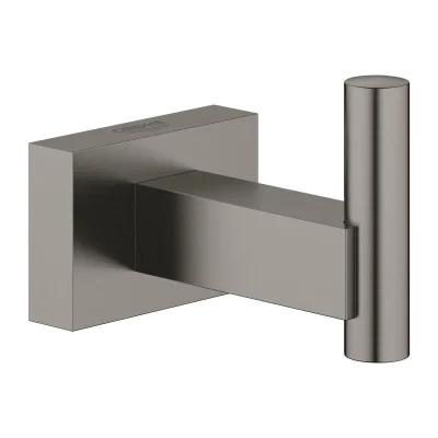 Grohe Essentials Cube - āķis, Hard Graphite birstēts 40511AL1