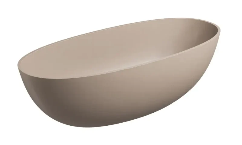 OMNIRES Shell M+ - Brīvi stāvoša vanna, 175x78 cm, matēti bēša SHELL175WWDB