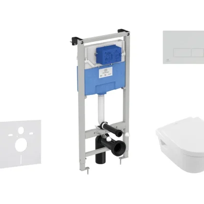 Ideal Standard ProSys - komplekts - priekšsienas elements, tualete un WC sēdeklis Architectura, vadības plate Oleas M2, DirectFlush, SoftClose, CeramicPlus, hroms ProSys120M SP45