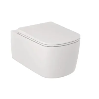 Kludi Resa S - piekaramais WC, Rimless, Spiralflush, matēti balts 27WCW0153