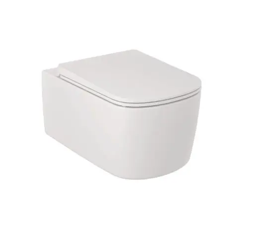 Kludi Resa S - piekaramais WC, Rimless, Spiralflush, matēti balts 27WCW0153