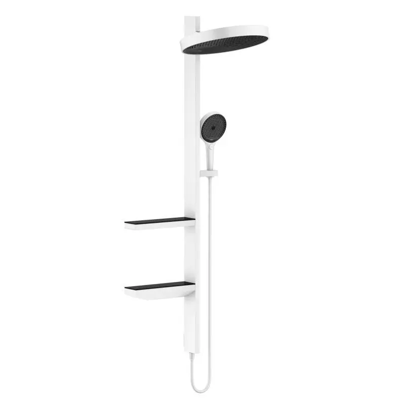 Hansgrohe Rainfinity - dušas komplekts Showerpipe 360, 1jet, baltmatēta 26842700