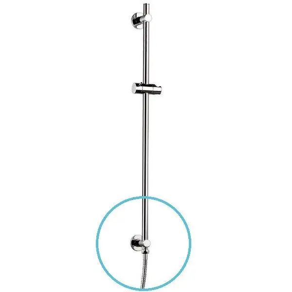Sapho Luka - dušas stienis DANIELA, 70 cm, ar izteku, hroms 1202-08