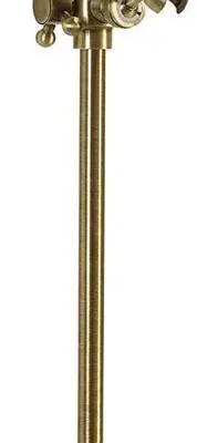 Sapho Reitano Rubinetteria Antea - dušas stienis ar turētāju, garums 57 cm, bronza SAL0036
