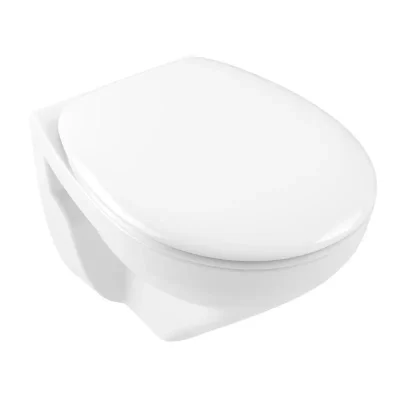 Villeroy & Boch O.novo - piekaramais WC ar WC sēdekli SoftClosing, DirectFlush, Alpu balts 7667HR01