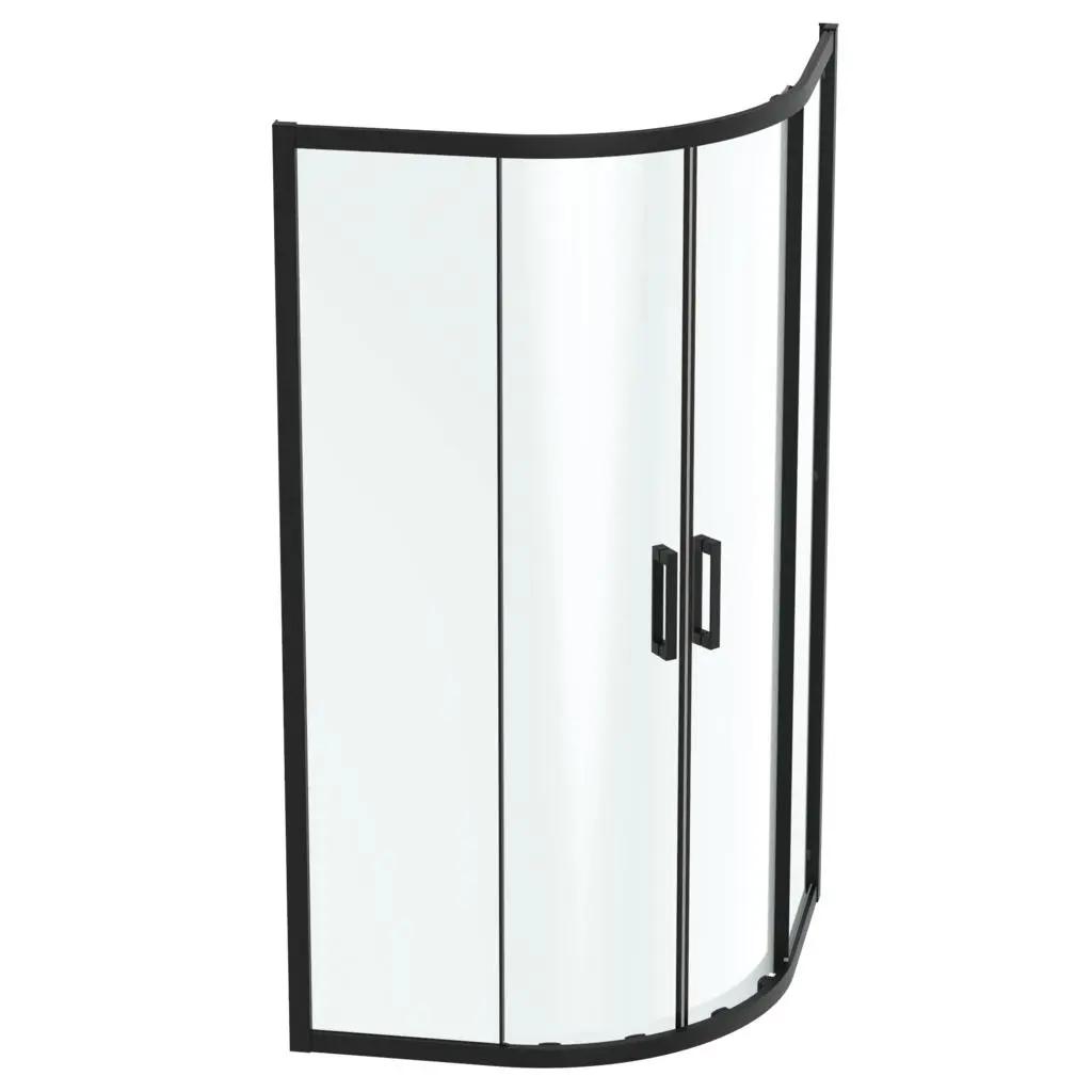 Ideal Standard Connect 2 - dušas stūris 80x80 cm, melns/caurspīdīgs K9250V3