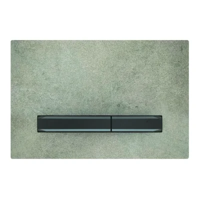Geberit Sigma50 - vadības plate, 2 daudzumu skalošana, betona dekors/hroms melns 115.671.JV.2