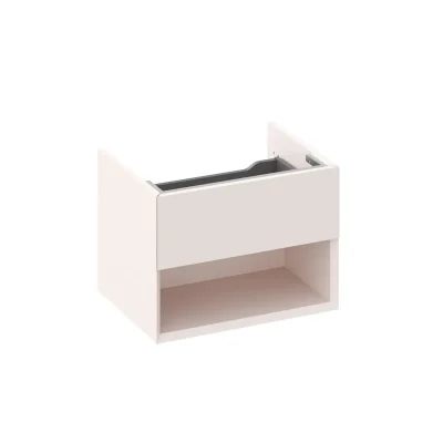 Ravak Lite - izlietnes skapītis 60x45x43 cm, 1 atvilktne, Alabaster Pink X000001860