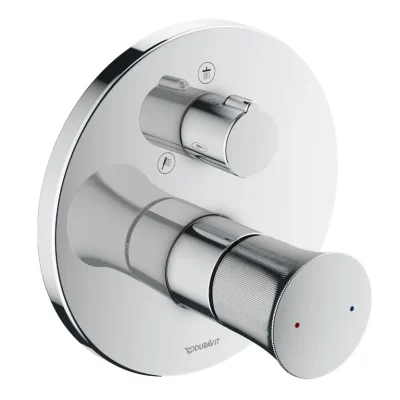 Duravit White Tulip - zemapmetuma maisītājs, 2 patērētājiem, hroms WT4210012010