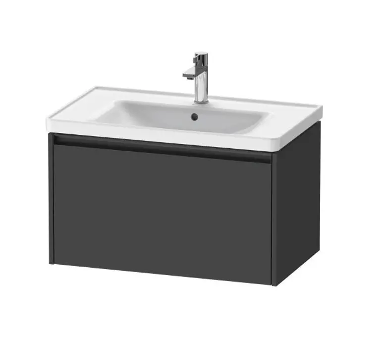 Duravit Ketho.2 - izlietnes skapītis, 44x78x46 cm, 1 atvilktne, grafīts matēts K25083049490000