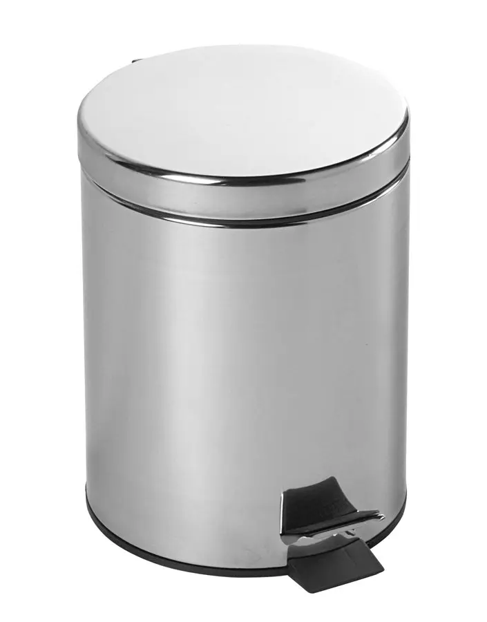 Aqualine Simple Line - atkritumu konteiners 5 L, pulēts nerūsējošais tērauds 27105