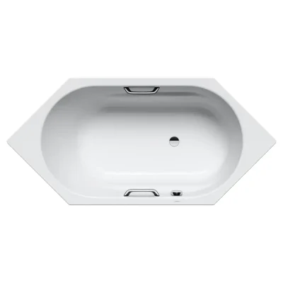 Kaldewei Ambiente - vanna Vaio 6 Star, modelis 959, 190x90 cm, ar rokturu atverēm, balta 233900010001
