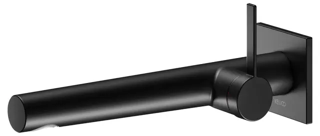 Keuco IXMO - izlietnes maisītājs - zemapmetuma, matēti melns 59516372102