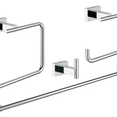 Grohe Essentials Cube - WC piederumu komplekts, hromēts 40778001