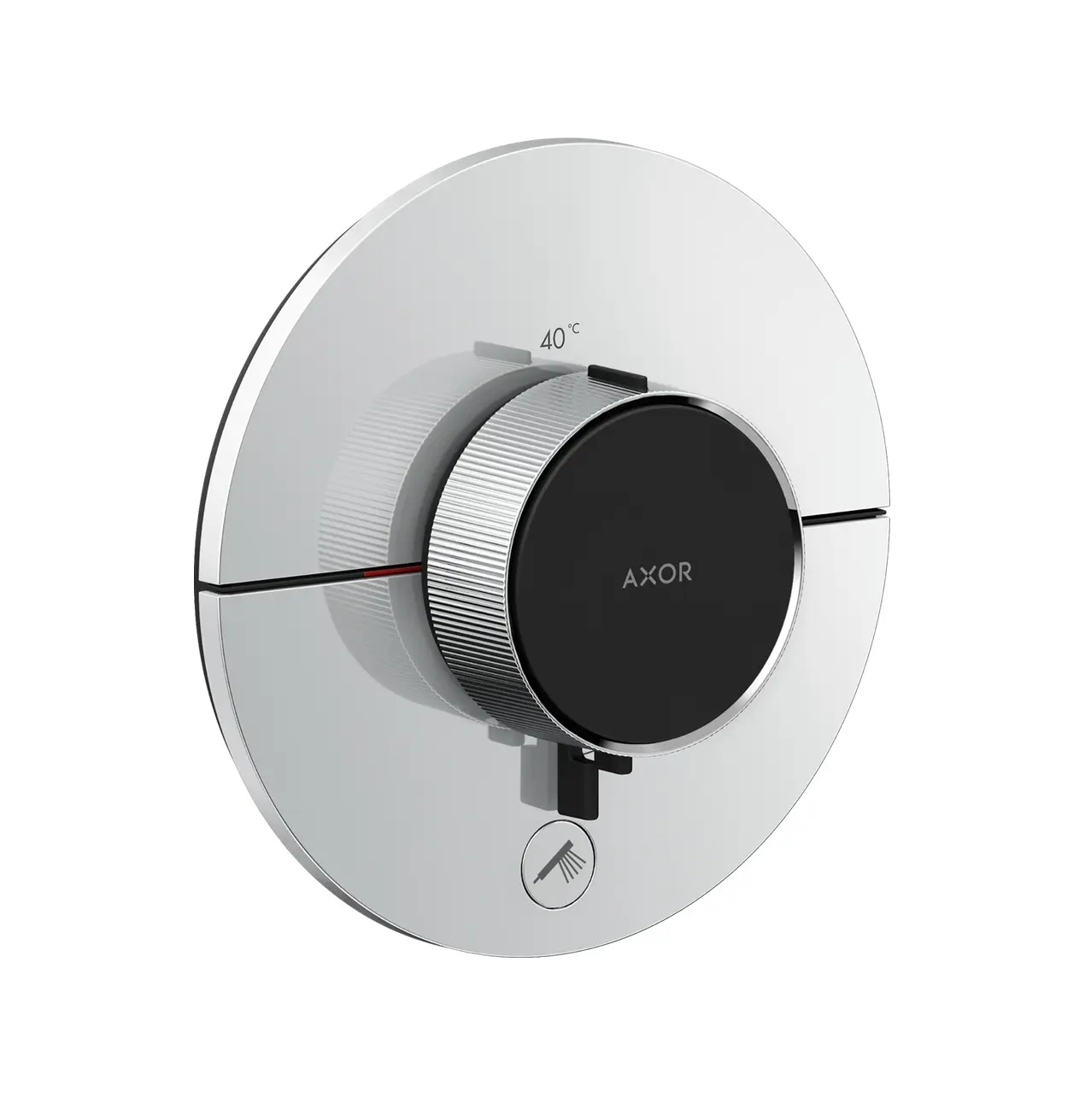 Axor ShowerSelect ID - termostata dušas maisītājs, zemapmetuma montāža, HighFlow, hroms 36776000