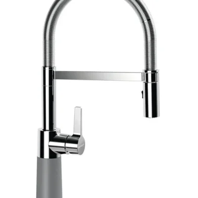 SCHOCK SC-550 - virtuves izlietnes maisītājs ar elastīgu roku un dušu, Croma/hroms 558000GCR