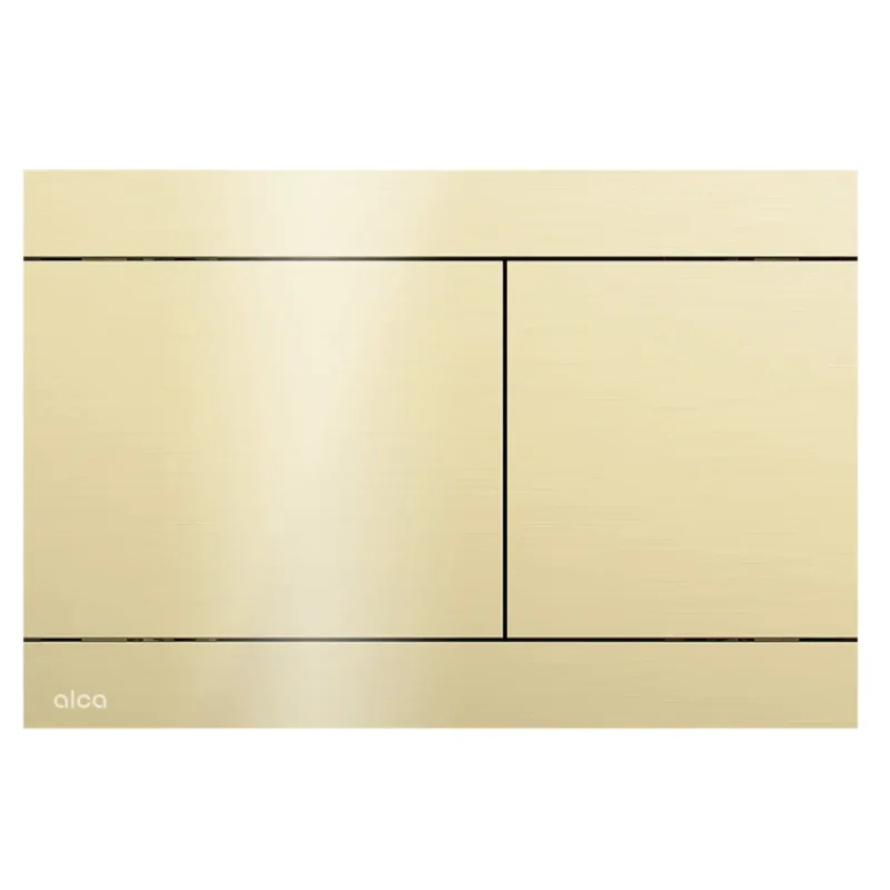 Alcadrain Flat - WC vadības plate, zeltains spīdīgs FUN-G-P