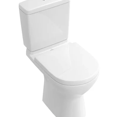 Villeroy & Boch O.novo - stāvošs dziļais WC kombinācijai, horizontāla noteka, DirectFlush, Alpu balts 5661R001