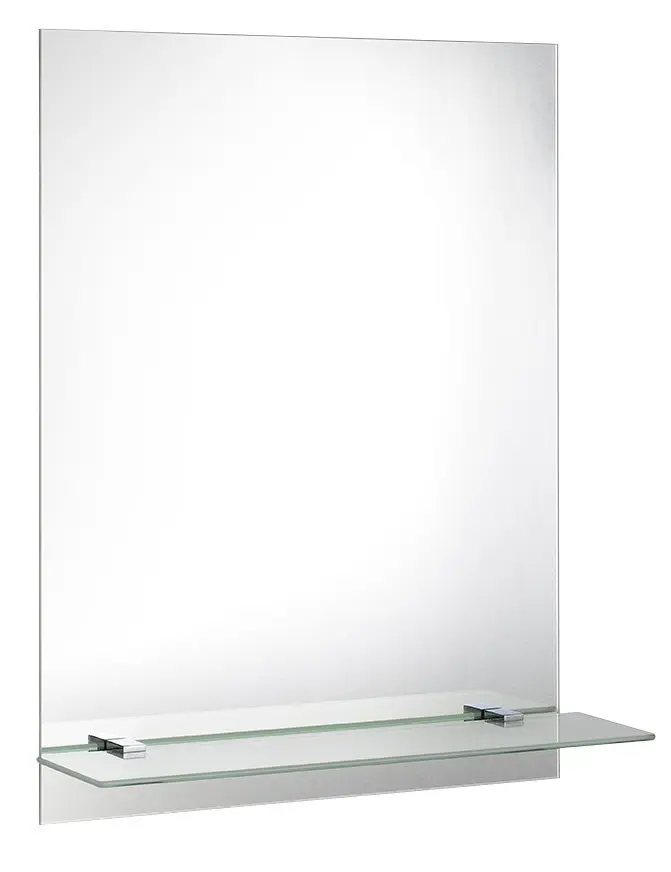 Aqualine Accessoires - Spogulis 60x80 cm, ieskaitot eņģes, ar caurumiem plauktam 22430