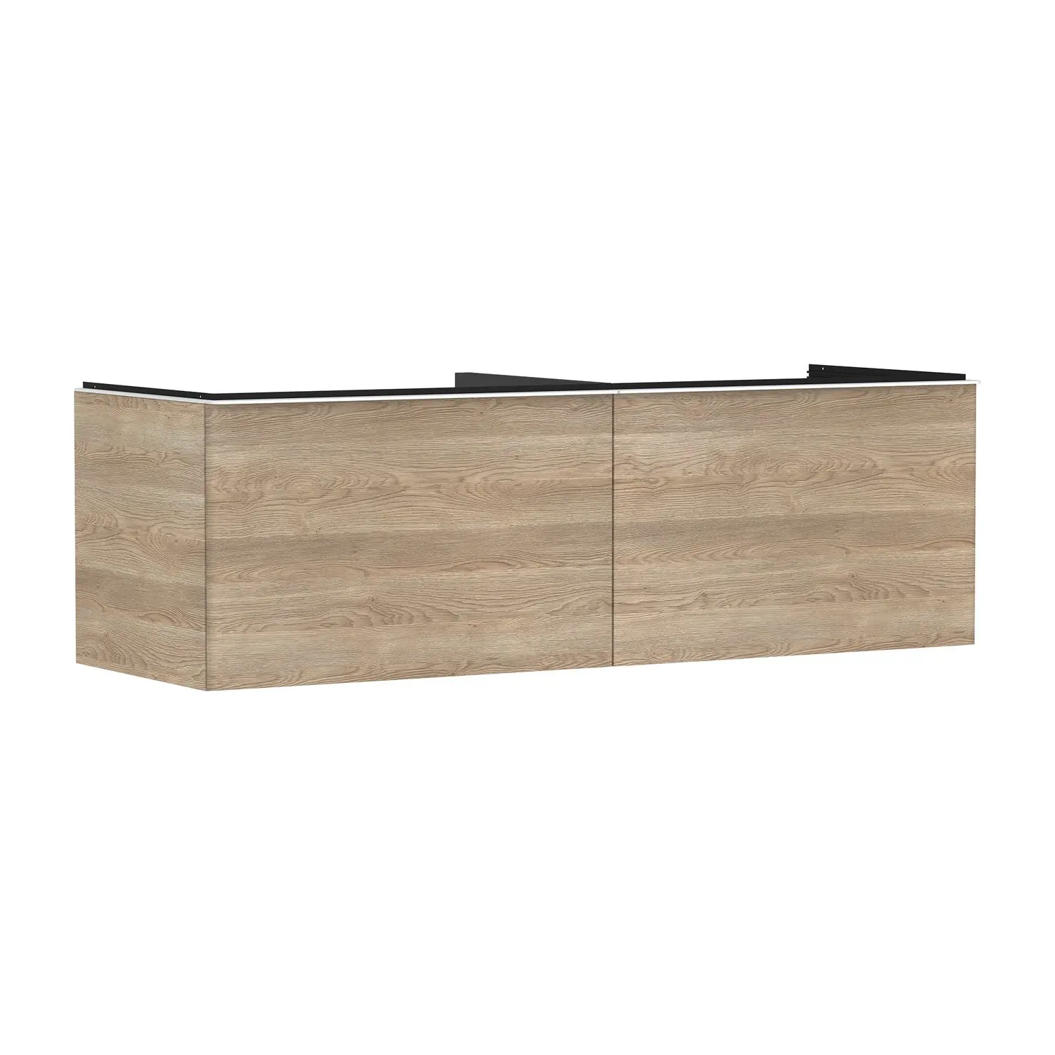 Hansgrohe Xelu Q - izlietnes apakškabinets, 50x156x55 cm, 2 atvilktnes, dabīgs ozols/matēti balts 54072700