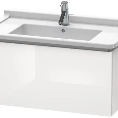 Duravit L-Cube - izlietnes skapītis 41x82x47 cm, 1 atvilktne, balts spīdīgs LC616502222