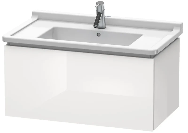 Duravit L-Cube - izlietnes skapītis 41x82x47 cm, 1 atvilktne, balts spīdīgs LC616502222