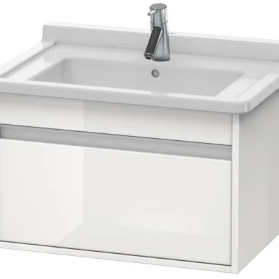 Duravit Ketho - izlietnes skapītis 41x65x46 cm, 1 atvilktne, balts spīdīgs KT666302222
