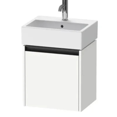 Duravit Ketho.2 - izlietnes skapītis 44x43x34 cm, ar 1 durvīm, eņģes labajā pusē, balts matēts K25070R18180000