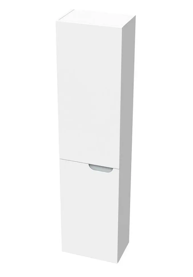Ravak Classic II - augstais skapītis, 160x40x26 cm, 2 durvis, eņģes kreisajā pusē, spīdīgi balts/pelēks X000001473